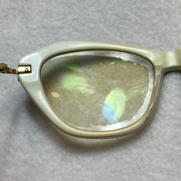 Miu Miu BP17678402 Eyeglasses Red Black Gold Cats Eye - Picture 10 of 16